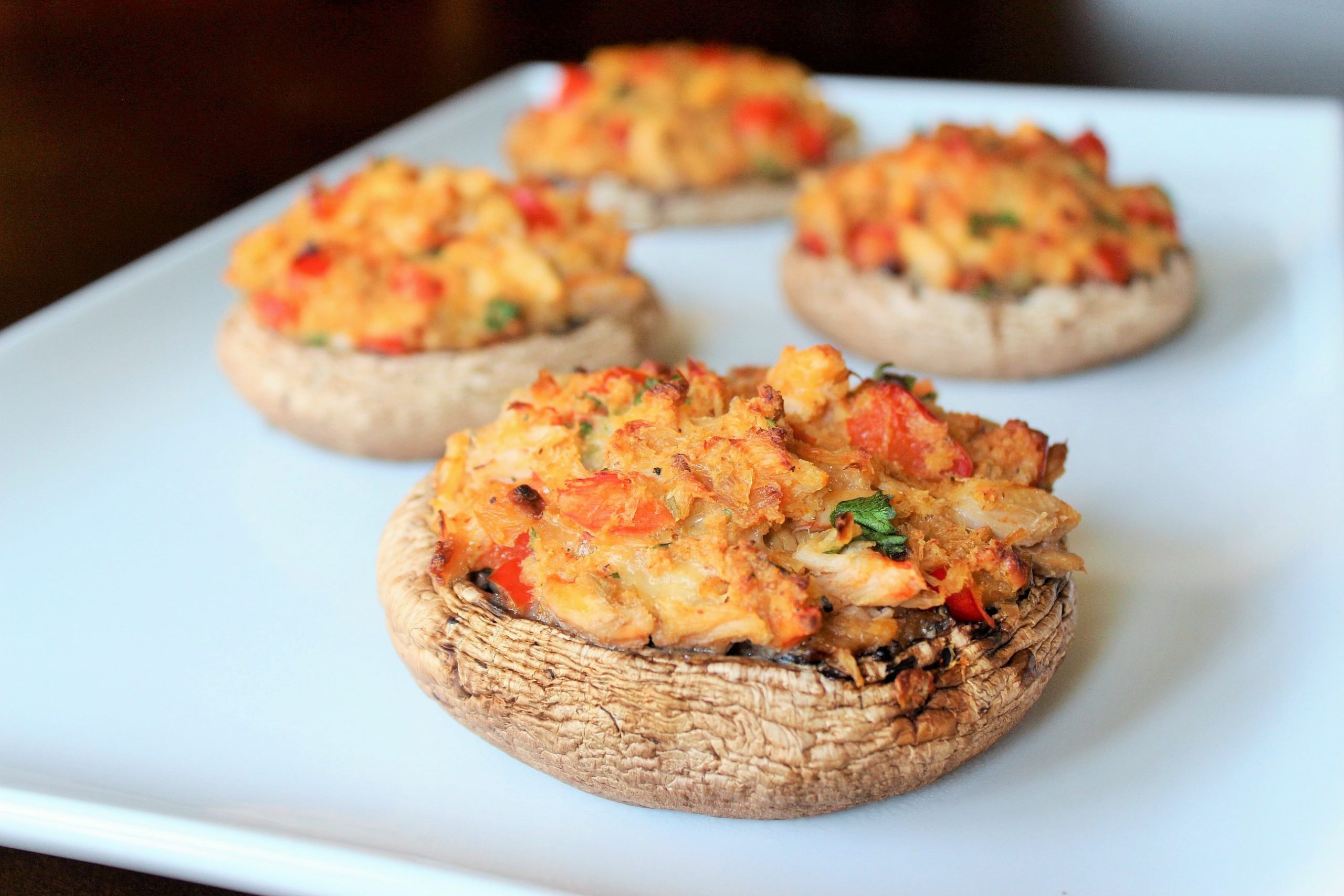 CRAB STUFFED PORTOBELLO - Team Evolve