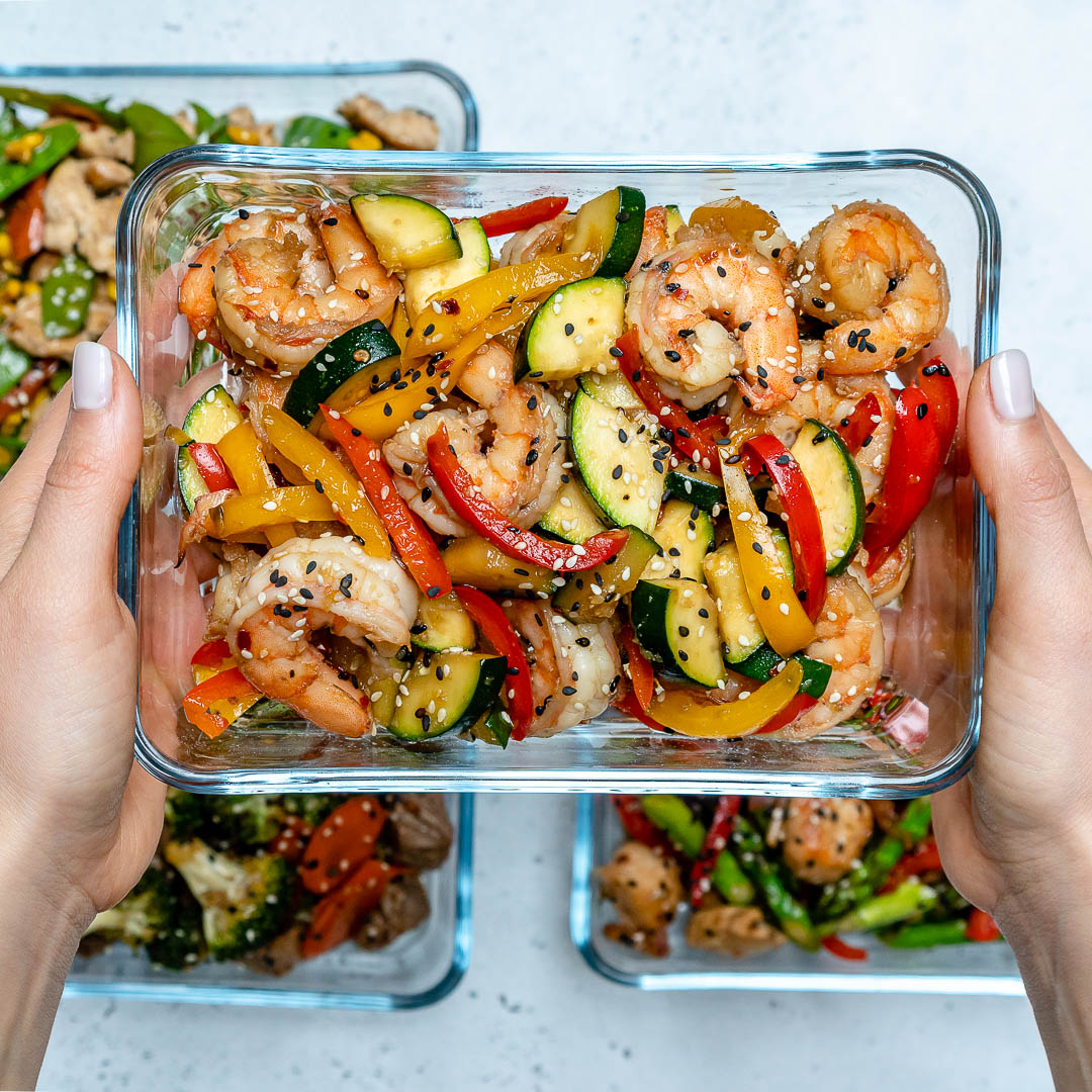 GINGER & GARLIC SHRIMP STIR FRY - Team Evolve